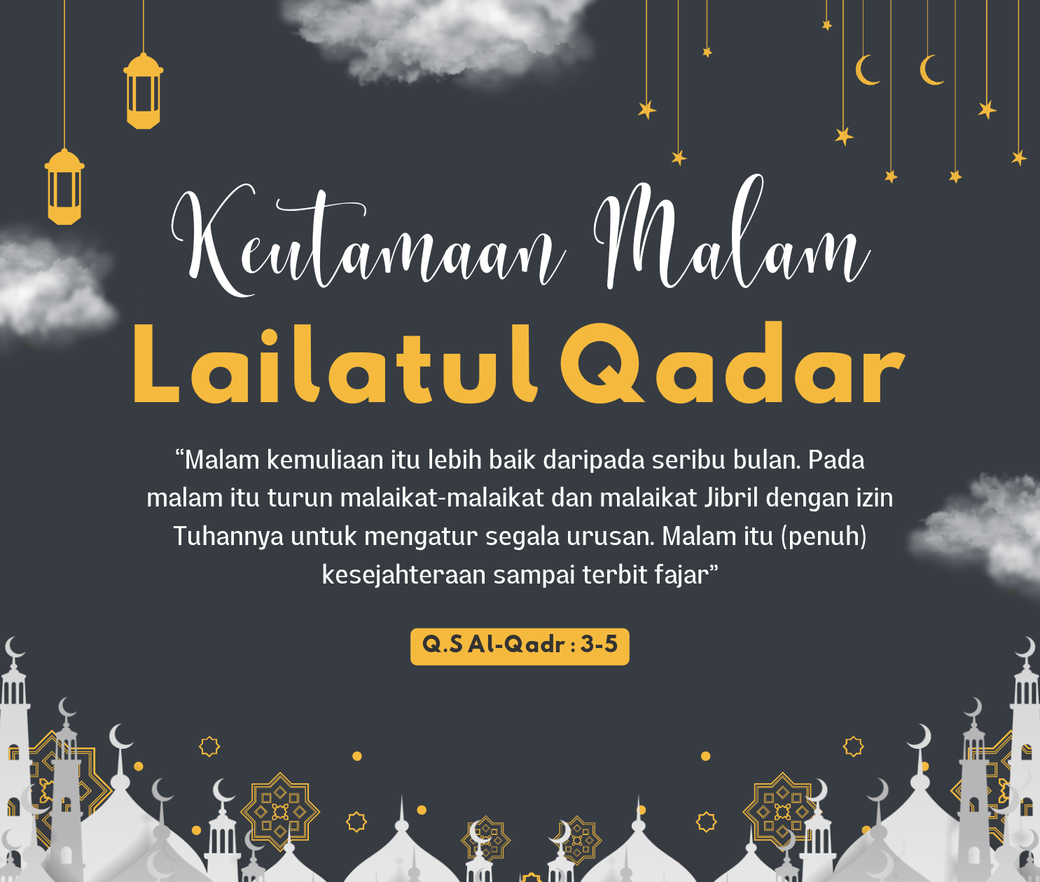 Amalan-Amalan Sepuluh Malam Terakhir Bulan Ramadhan