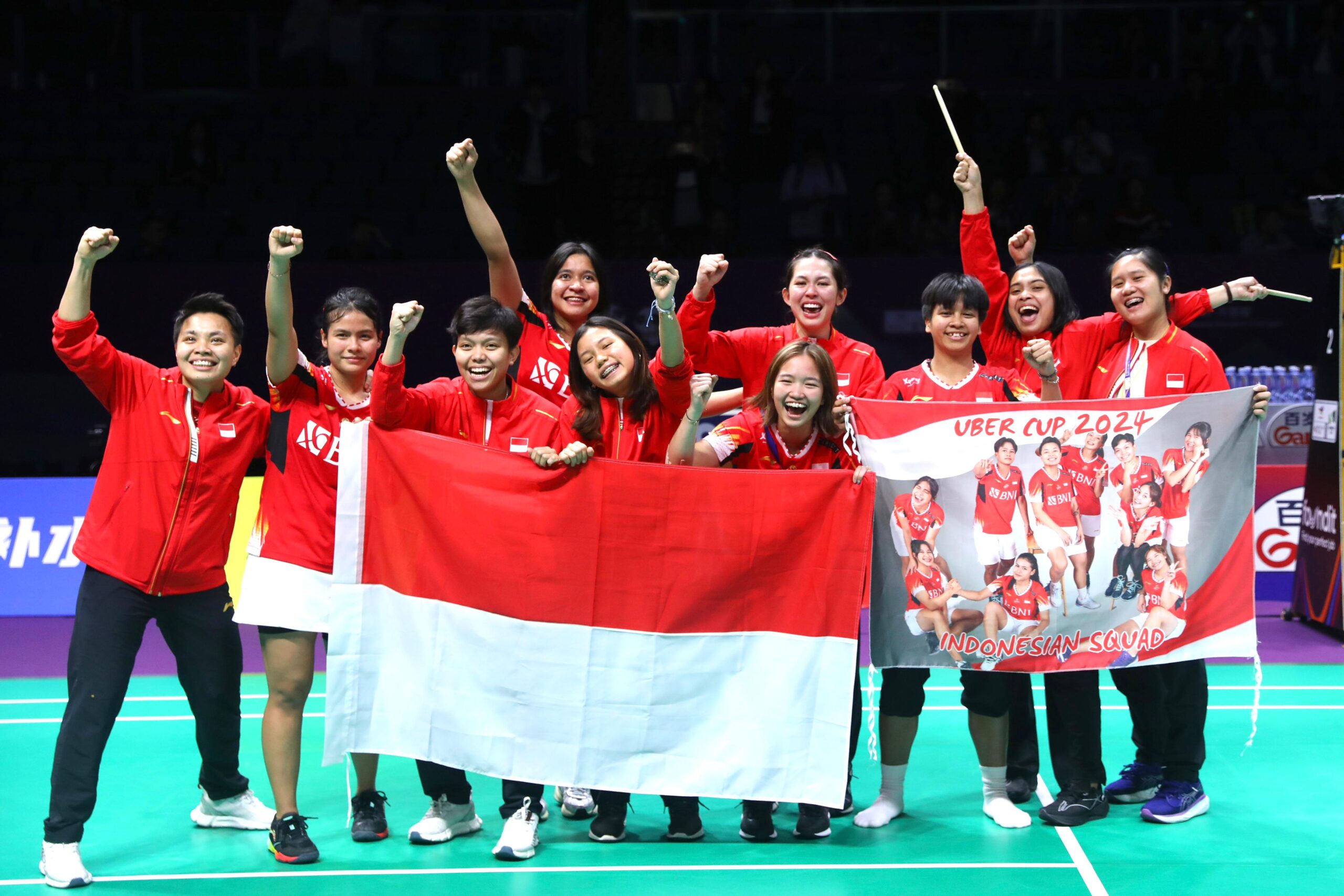 INDONESIA JADI RUNNER-UP PIALA UBER 2024, SETELAH KALAH 3-0 DARI CHINA