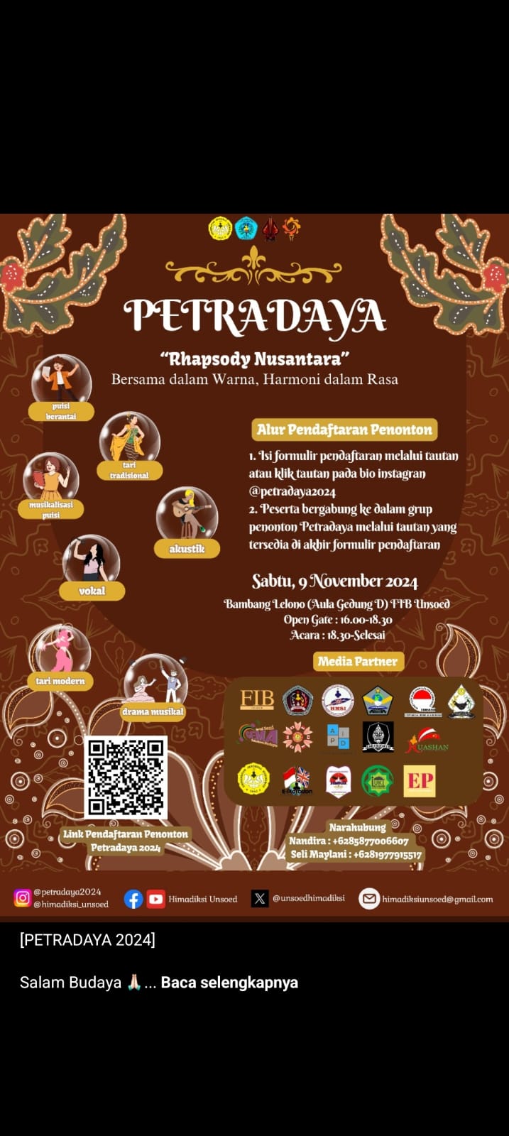 Petradaya Merayakan Keindahan Sastra dan Budaya Nusantara