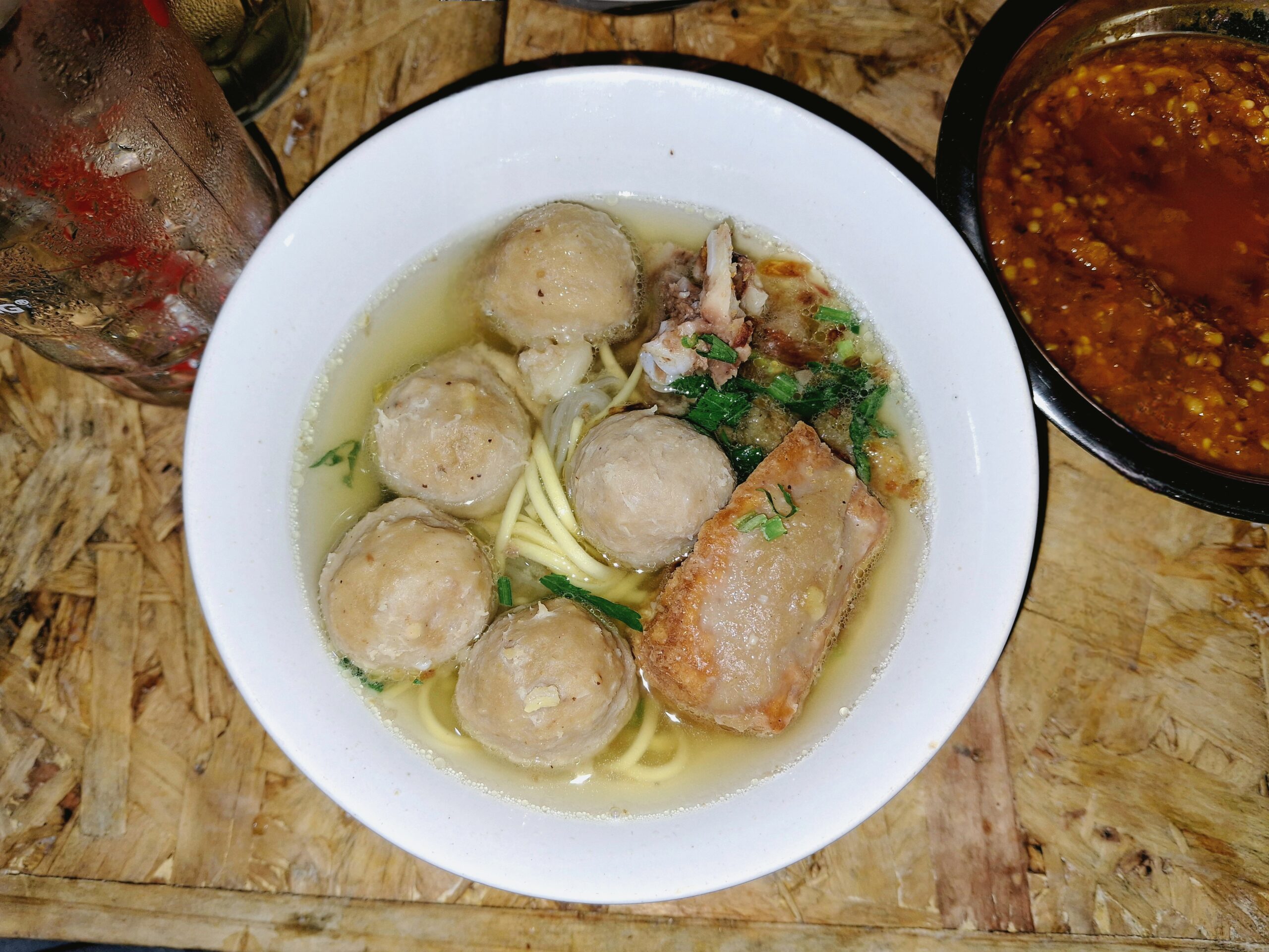 Seporsi Bakso Jimpeng. (Dok. Pribadi)