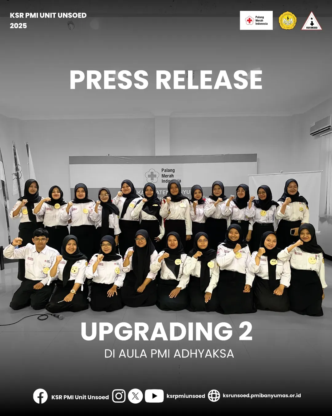 Foto diambil dari akun resmi KSR PMI Unsoed @ksrpmiunsoed di Instagram.