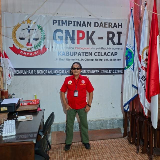 Ketua GNPK RI Cilacap Kawal Sidang Korupsi dan Siapkan Rakernas