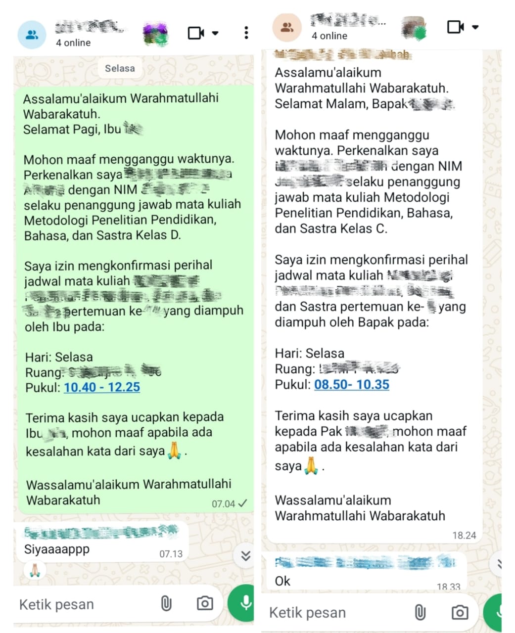 Komunikasi Chat Dosen di WhatsApp: Antara Etika dan Keberanian Mahasiswa