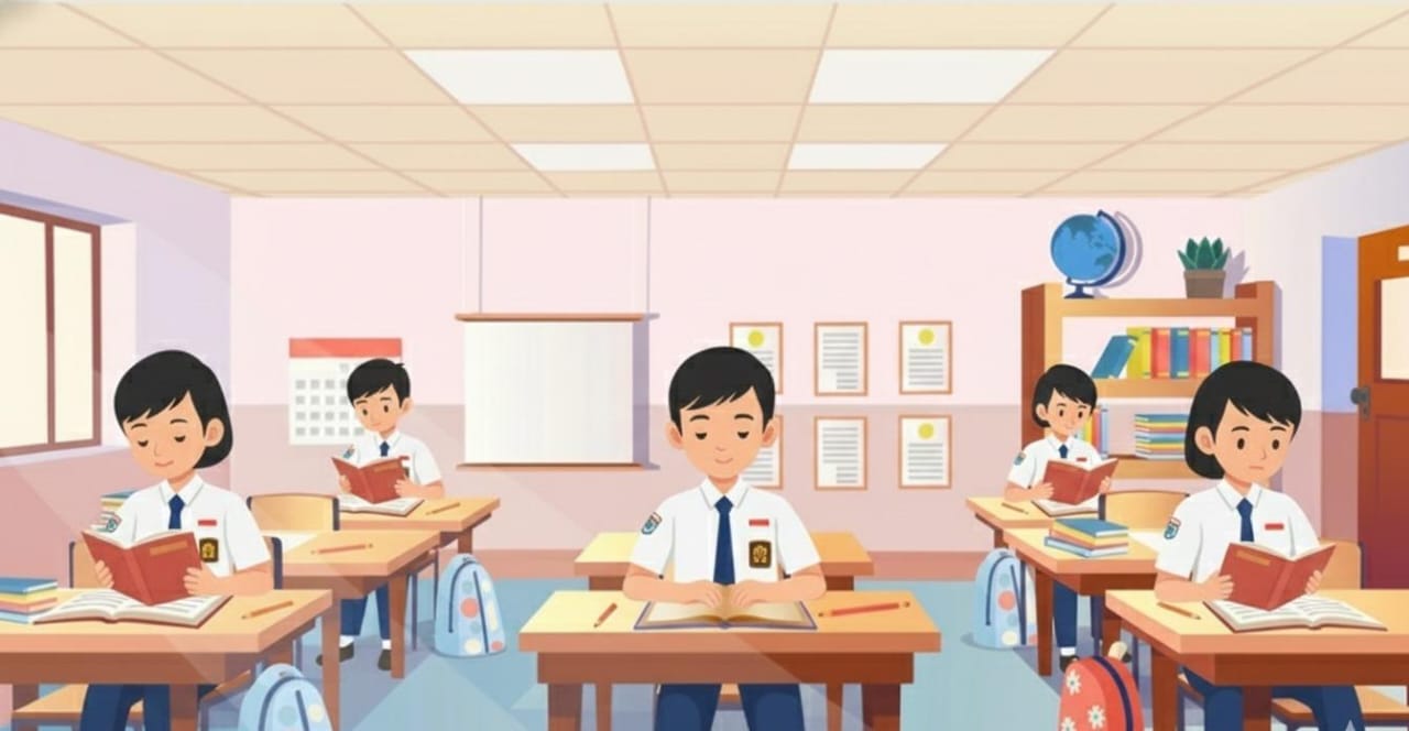 Literasi Pagi di SMAN 1 Maos: Guru Bahasa Indonesia Ungkap Dampaknya bagi Keterampilan Bahasa Siswa