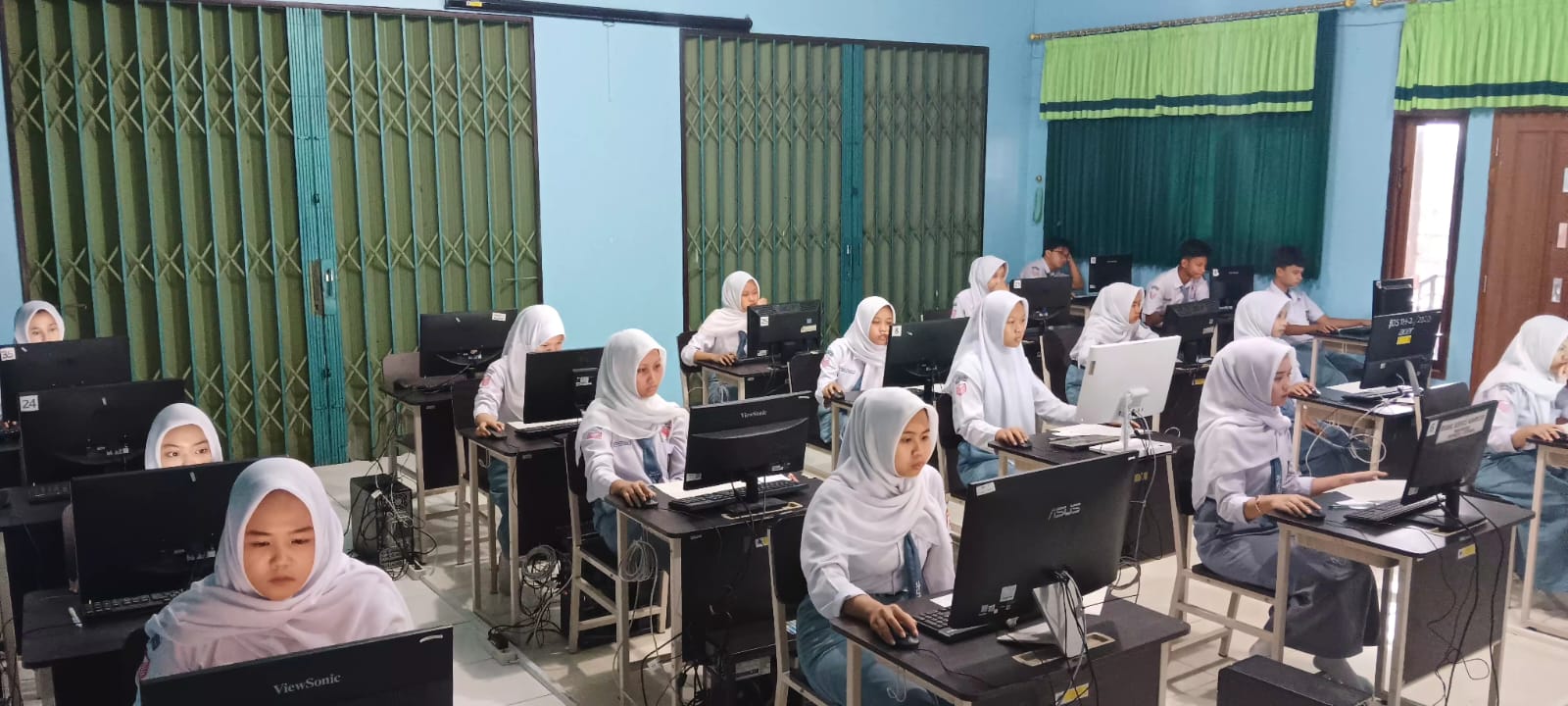 SMA N 1 Purwanegara Gelar Tes Akademik Siswa (TKA) 2025