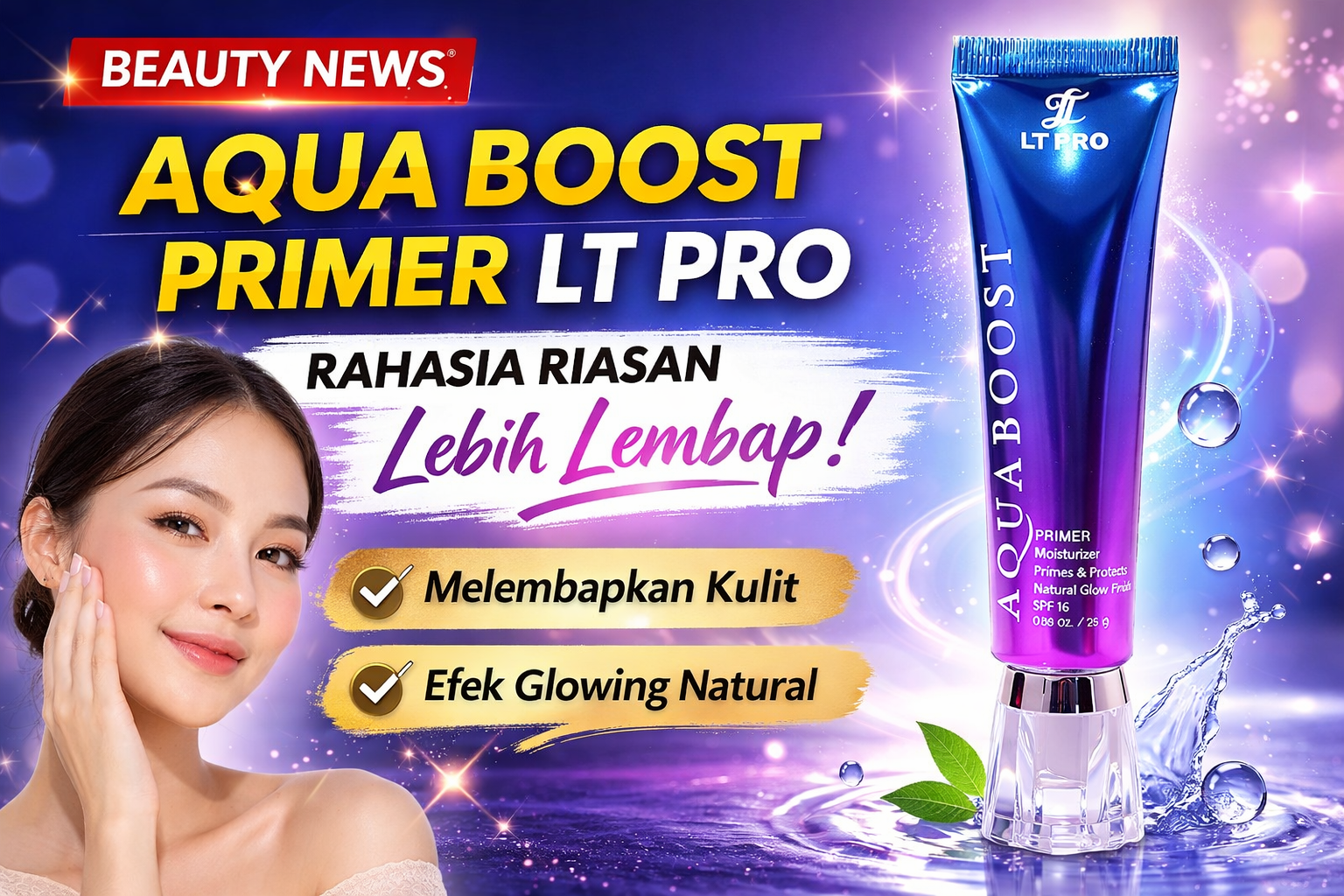 Aqua Boost Primer LT PRO Hadirkan Riasan Lebih Lembap dan Natural