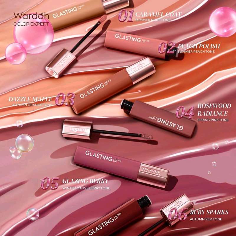 Wardah Hadirkan Glasting Liquid Lip, Kombinasi Kilau Natural dan Pigmentasi Maksimal